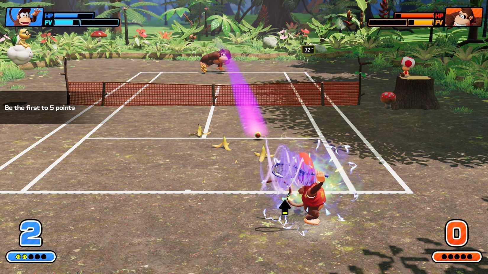 Learn the basics with Mario Tennis Fever