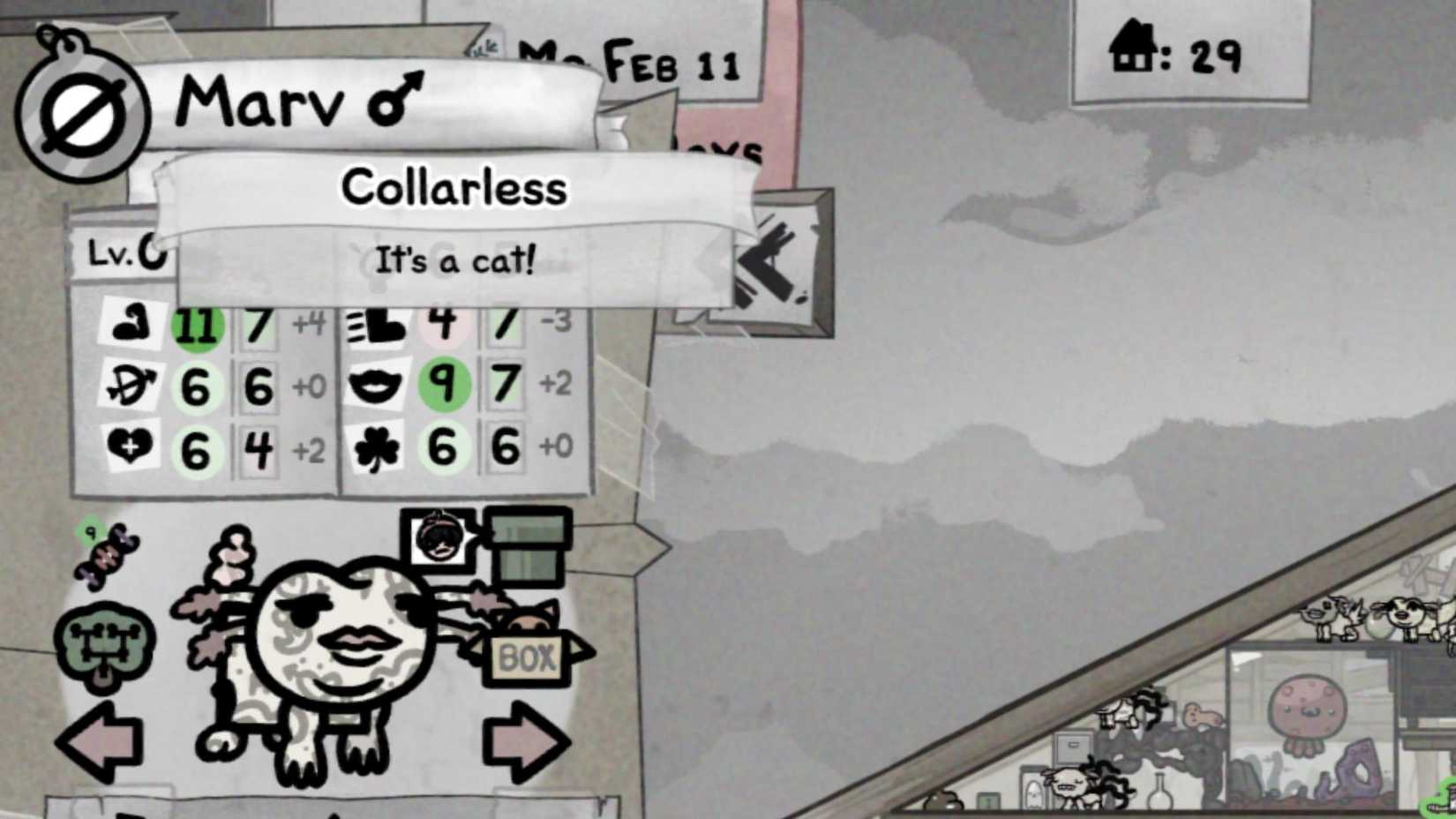 Mewgenics Collarless Cat