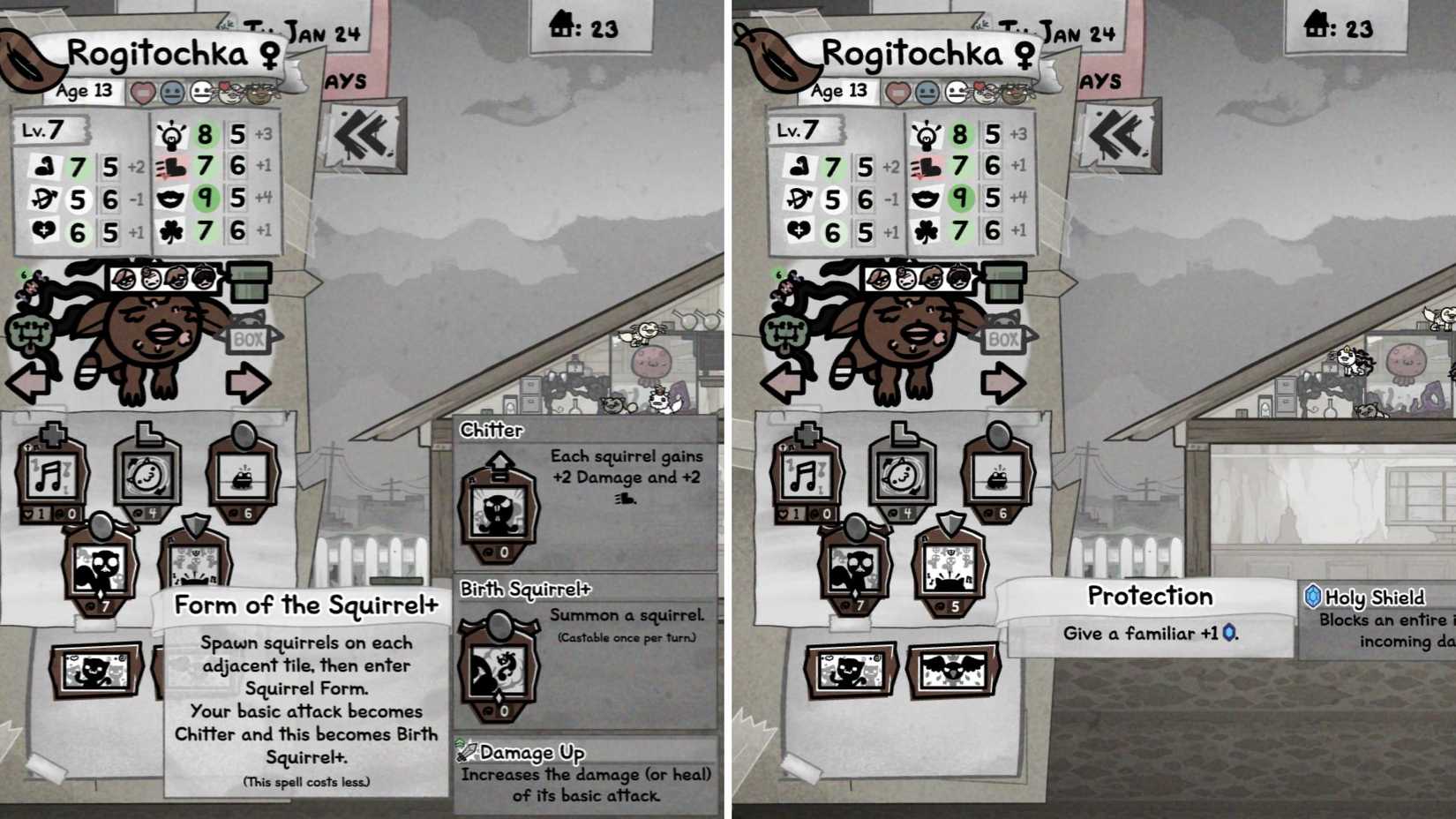 Mewgenics Druid Combo