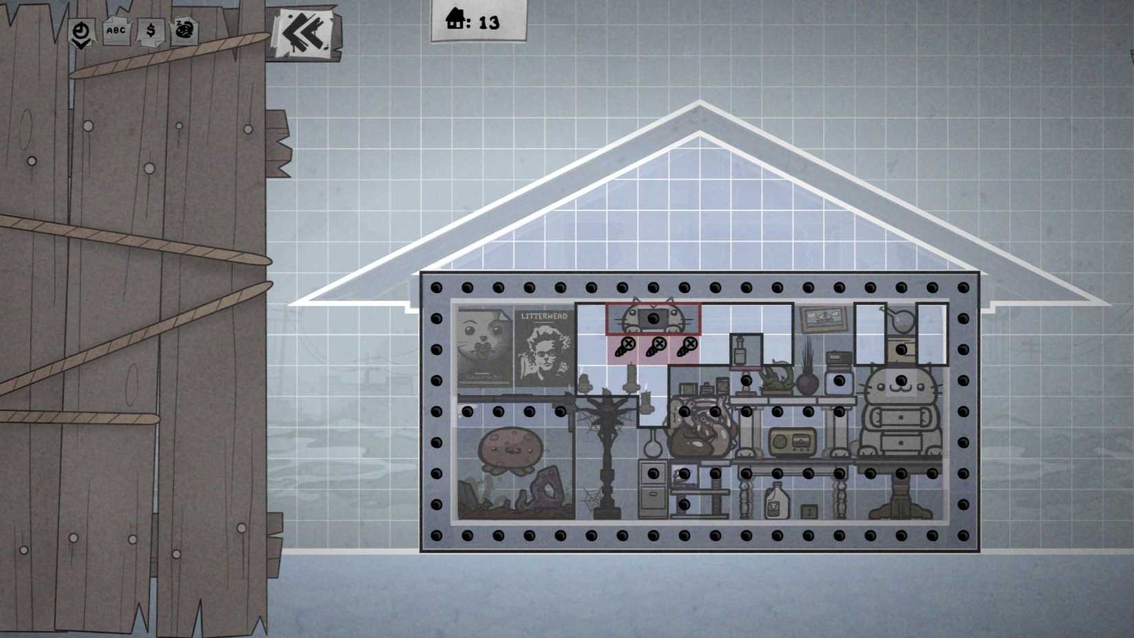 Mewgenics Item Placement