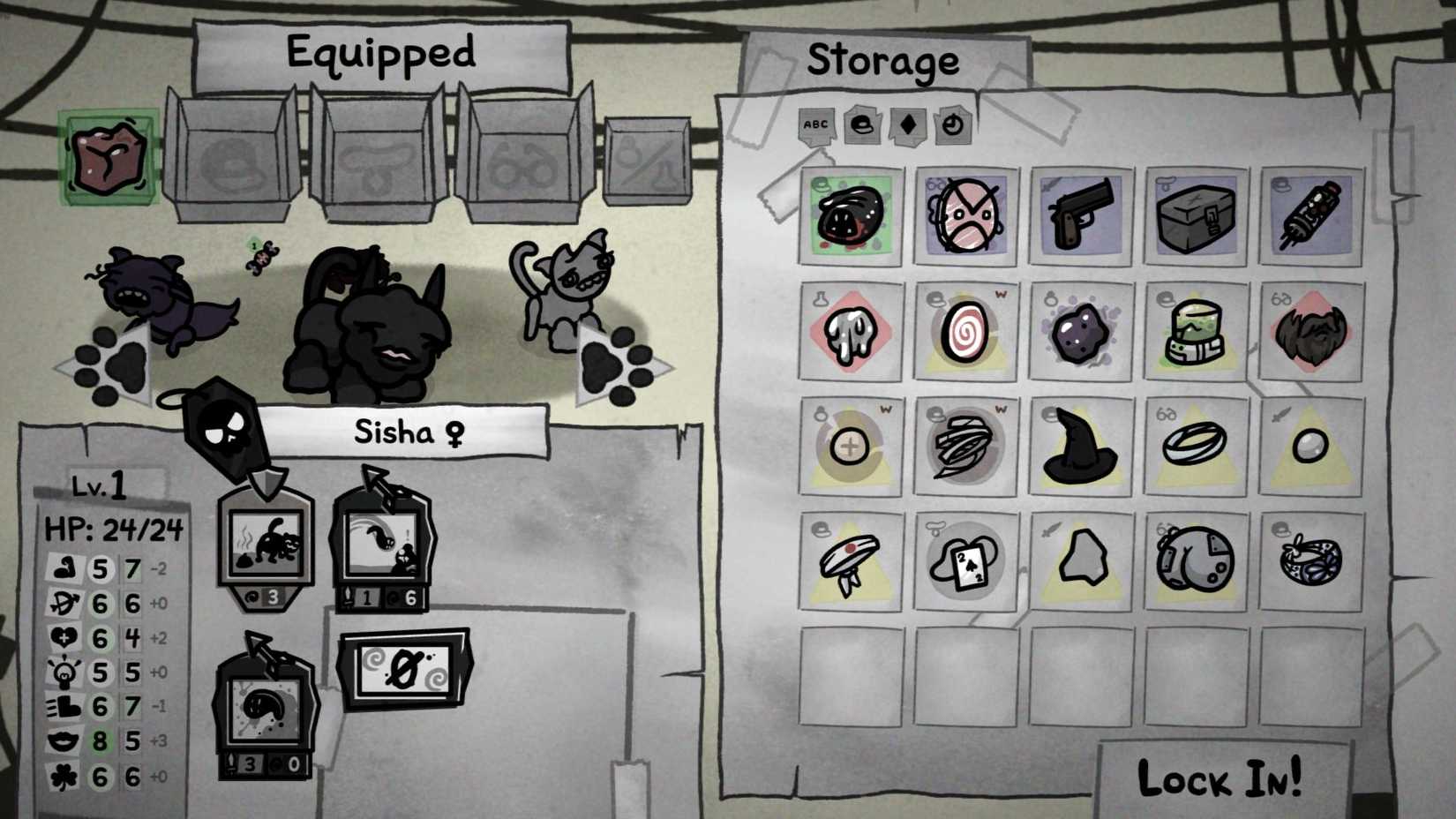 Mewgenics Quest Items