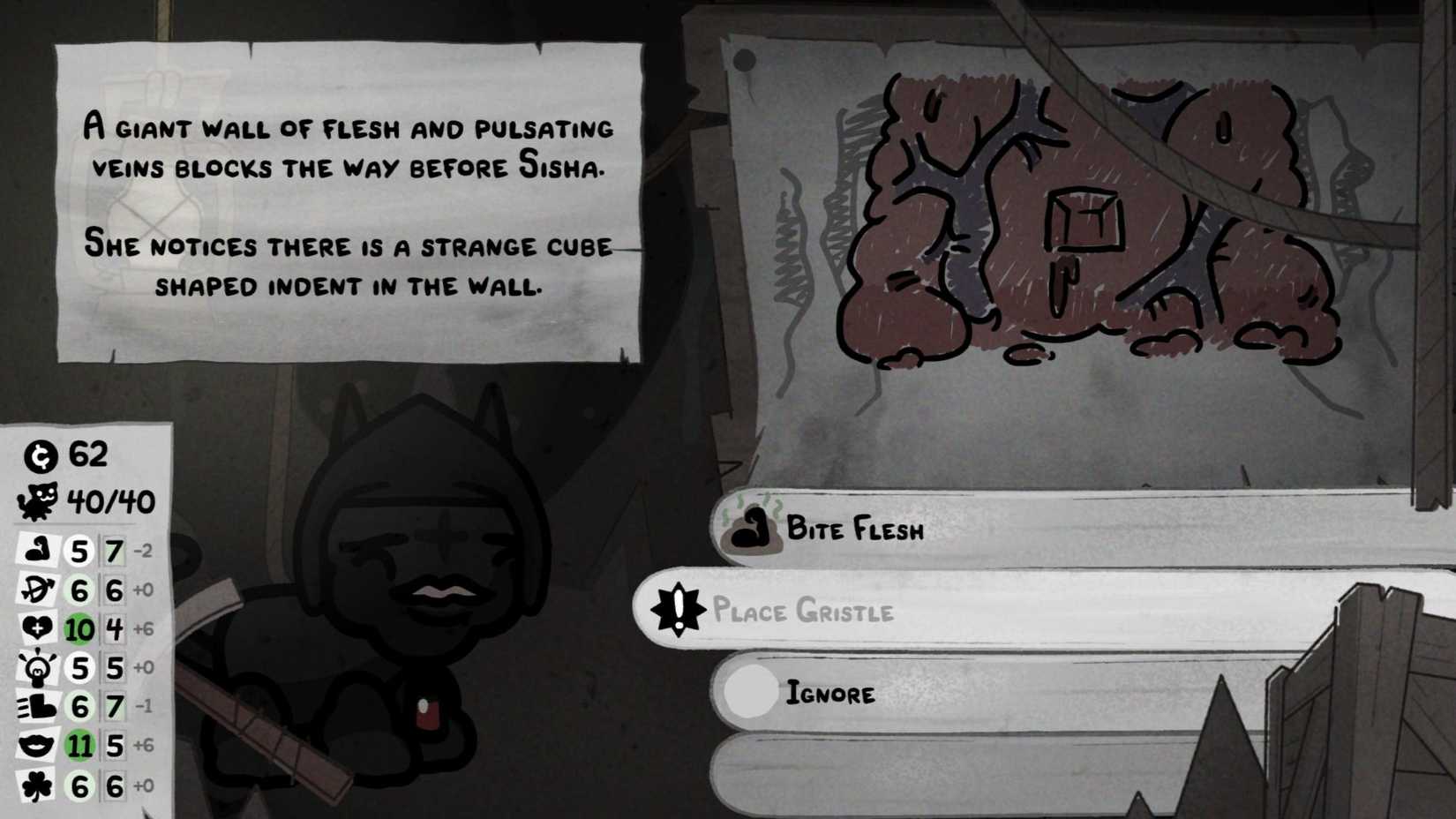 Mewgenics Wall of Meat