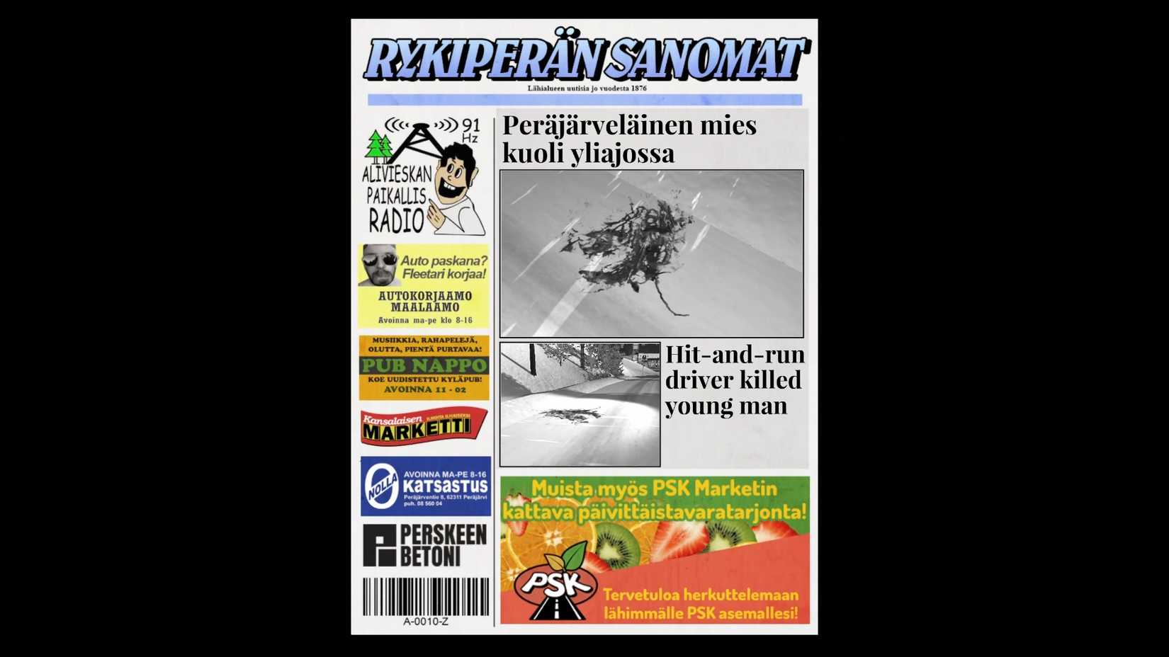 My Winter Car Death Screen