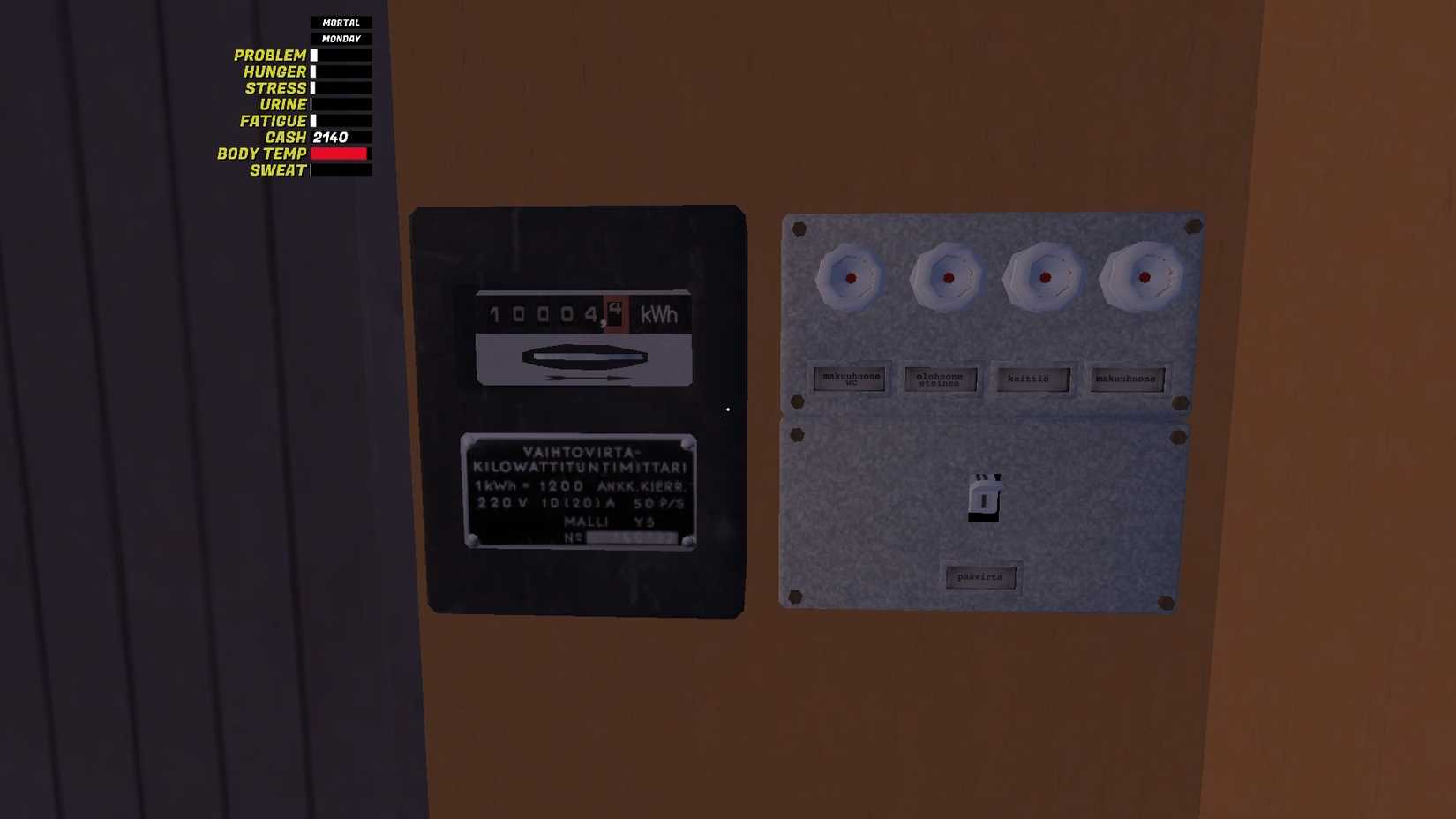 My Winter Car Energy Use