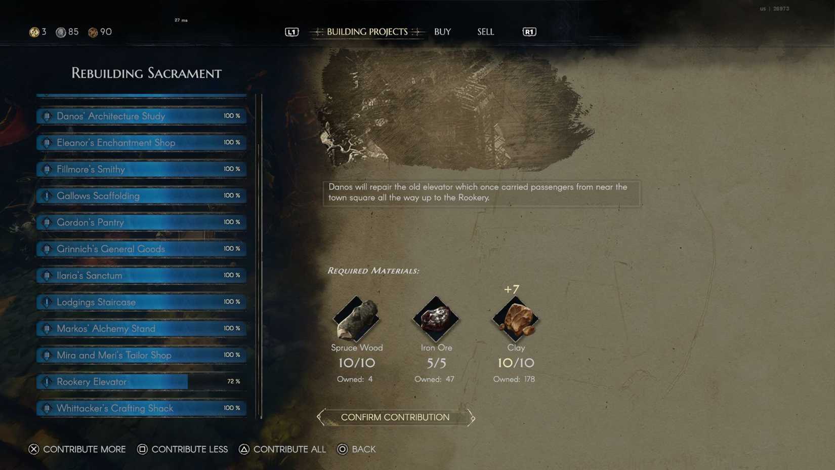 No Rest for the Wicked Building Projects Completed