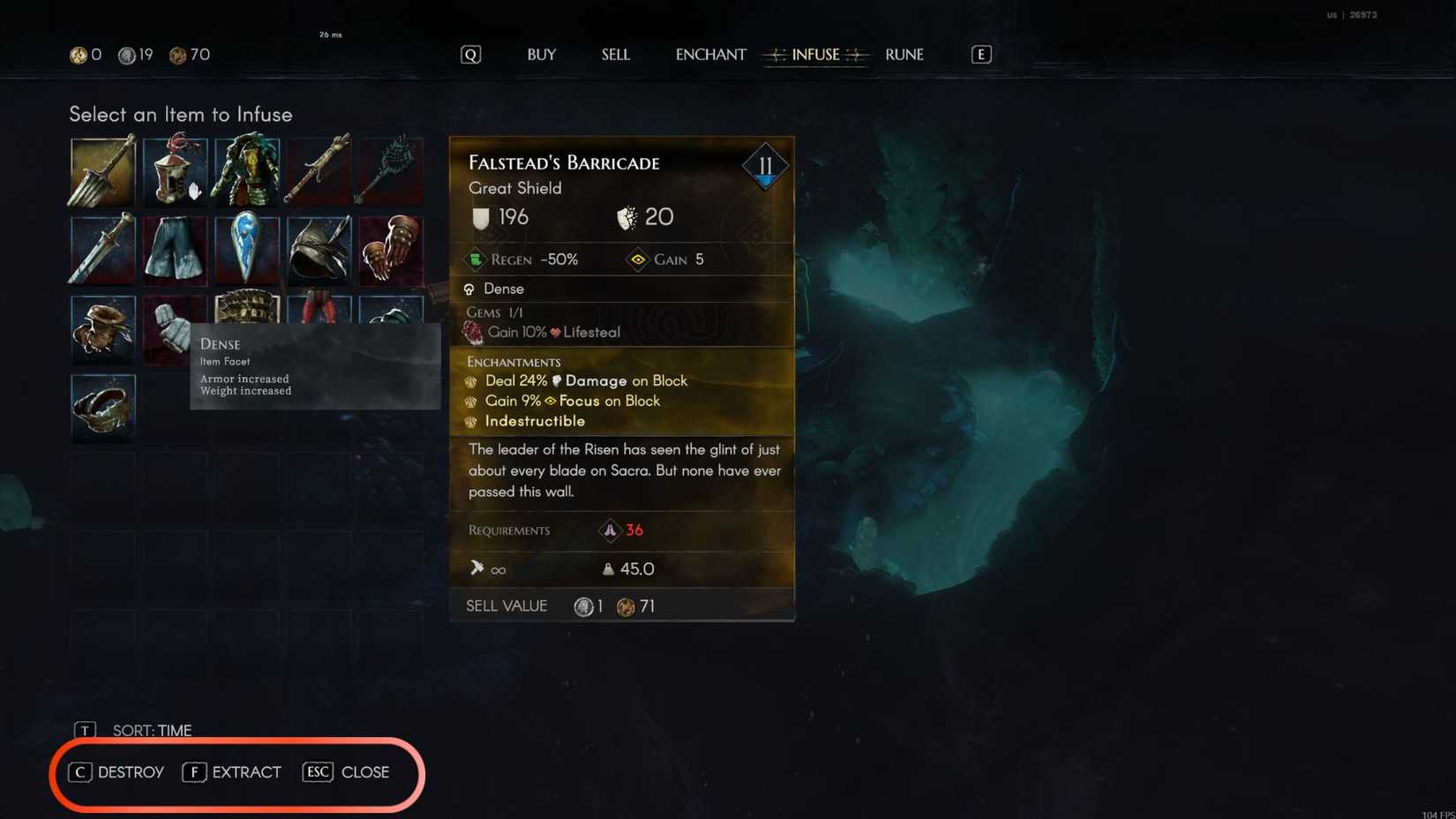 No Rest for the Wicked Enchantments Destruction