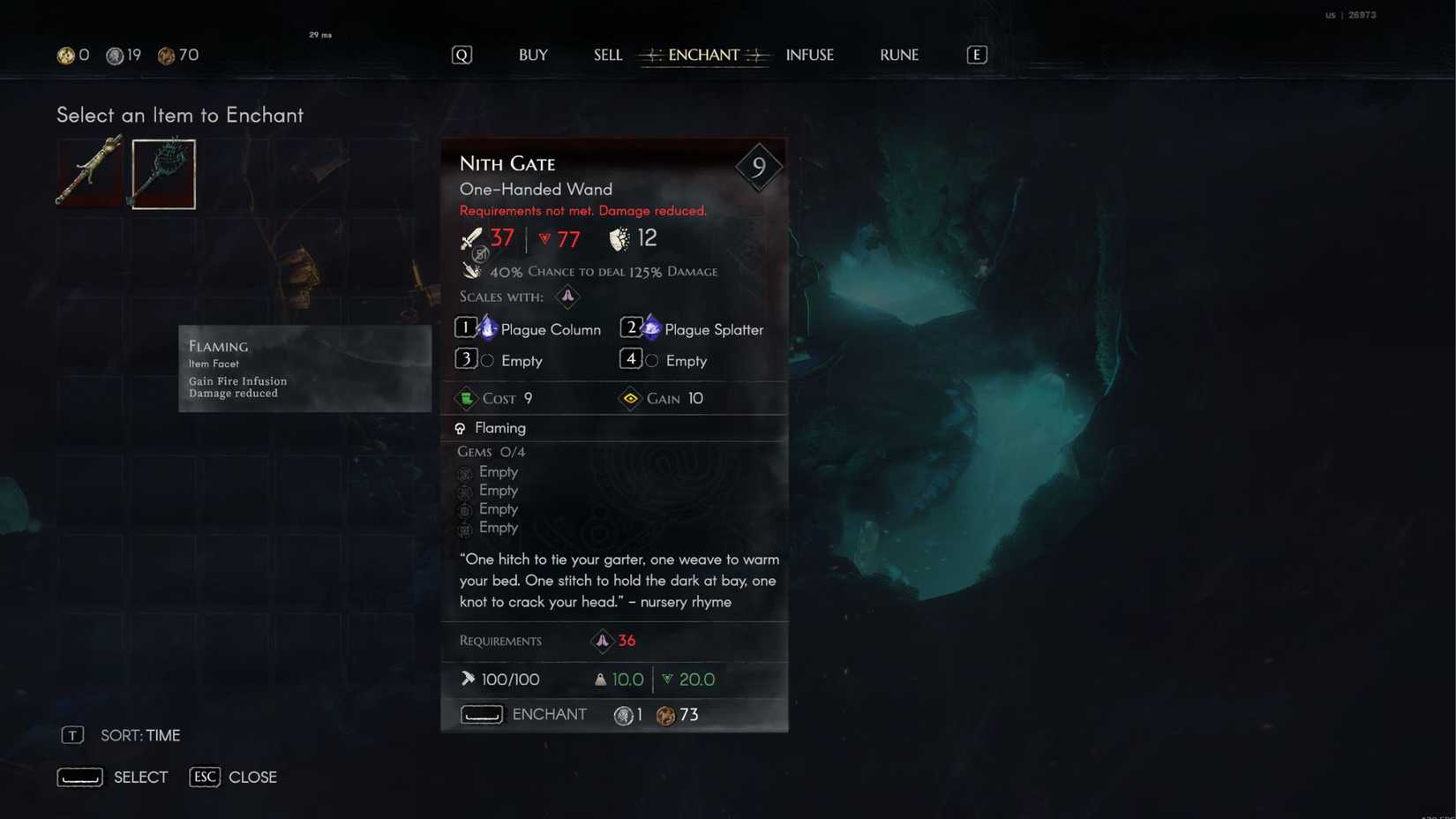 No Rest for the Wicked Enchantments Enchantment