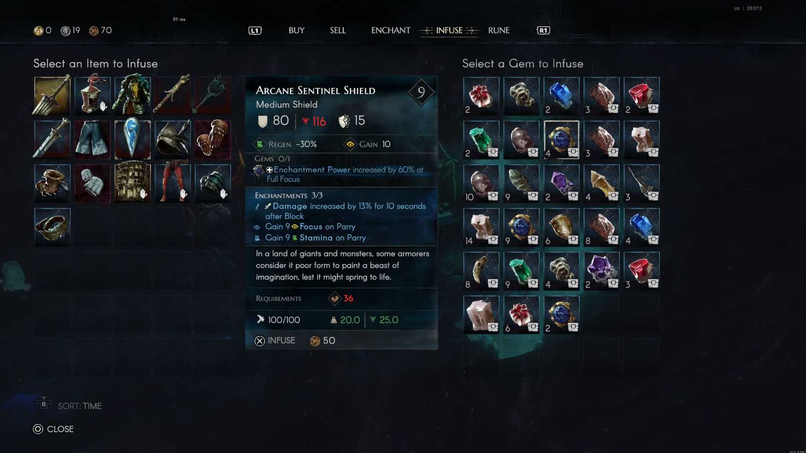 No Rest for the Wicked Enchantments Infusion