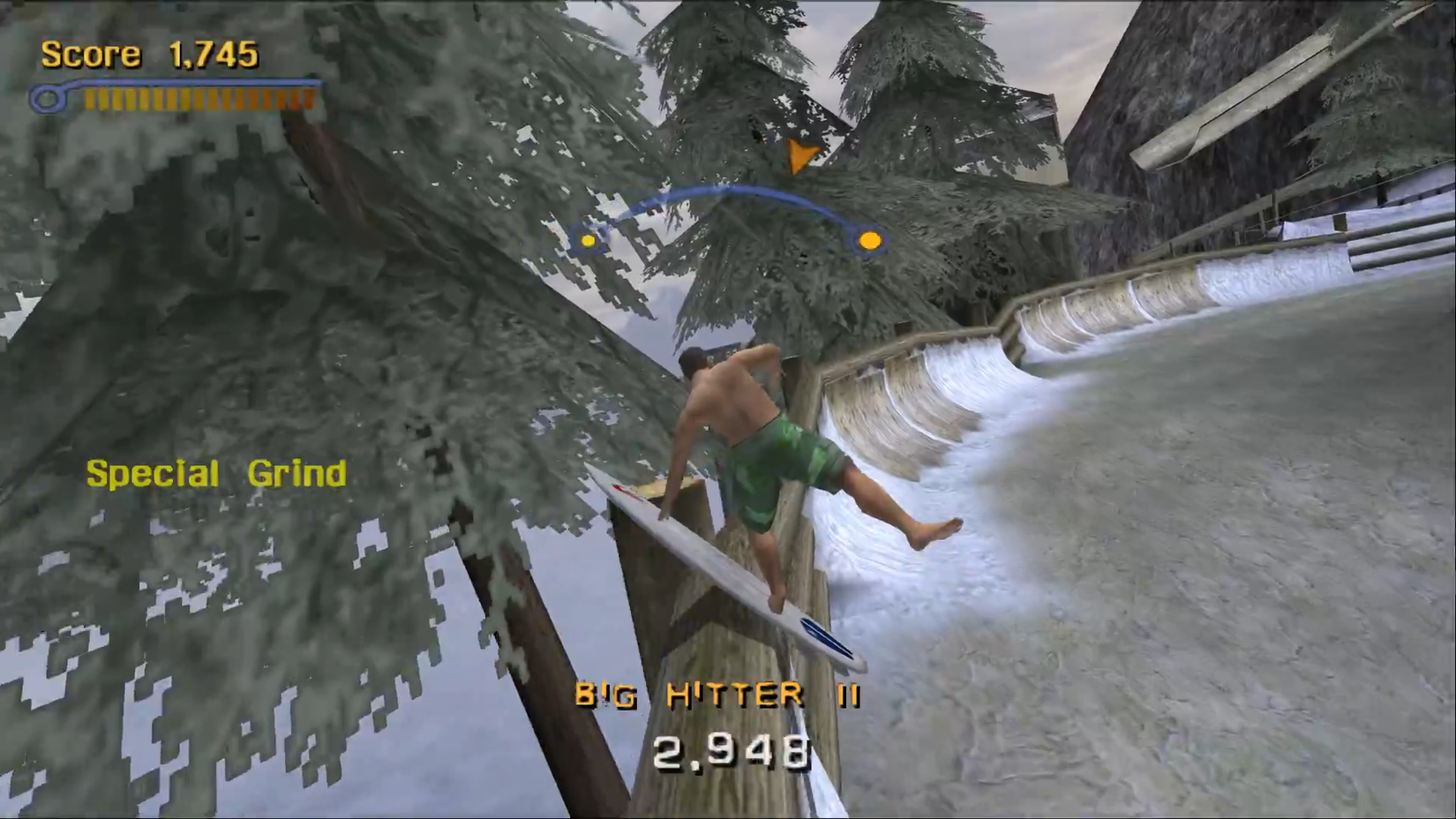 Tony Hawk's Pro Skater 3 surfer