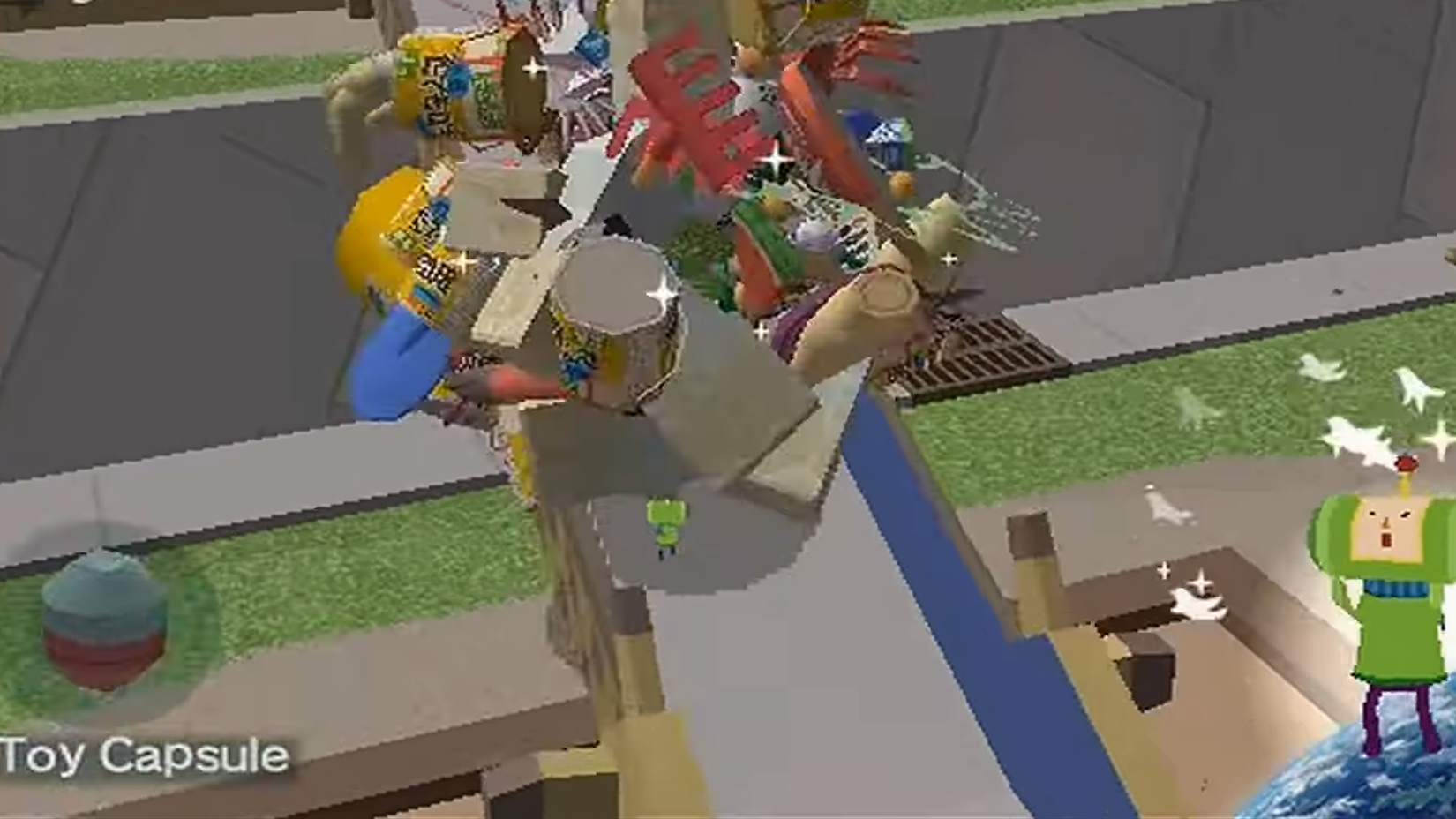 Katamari Damacy gameplay