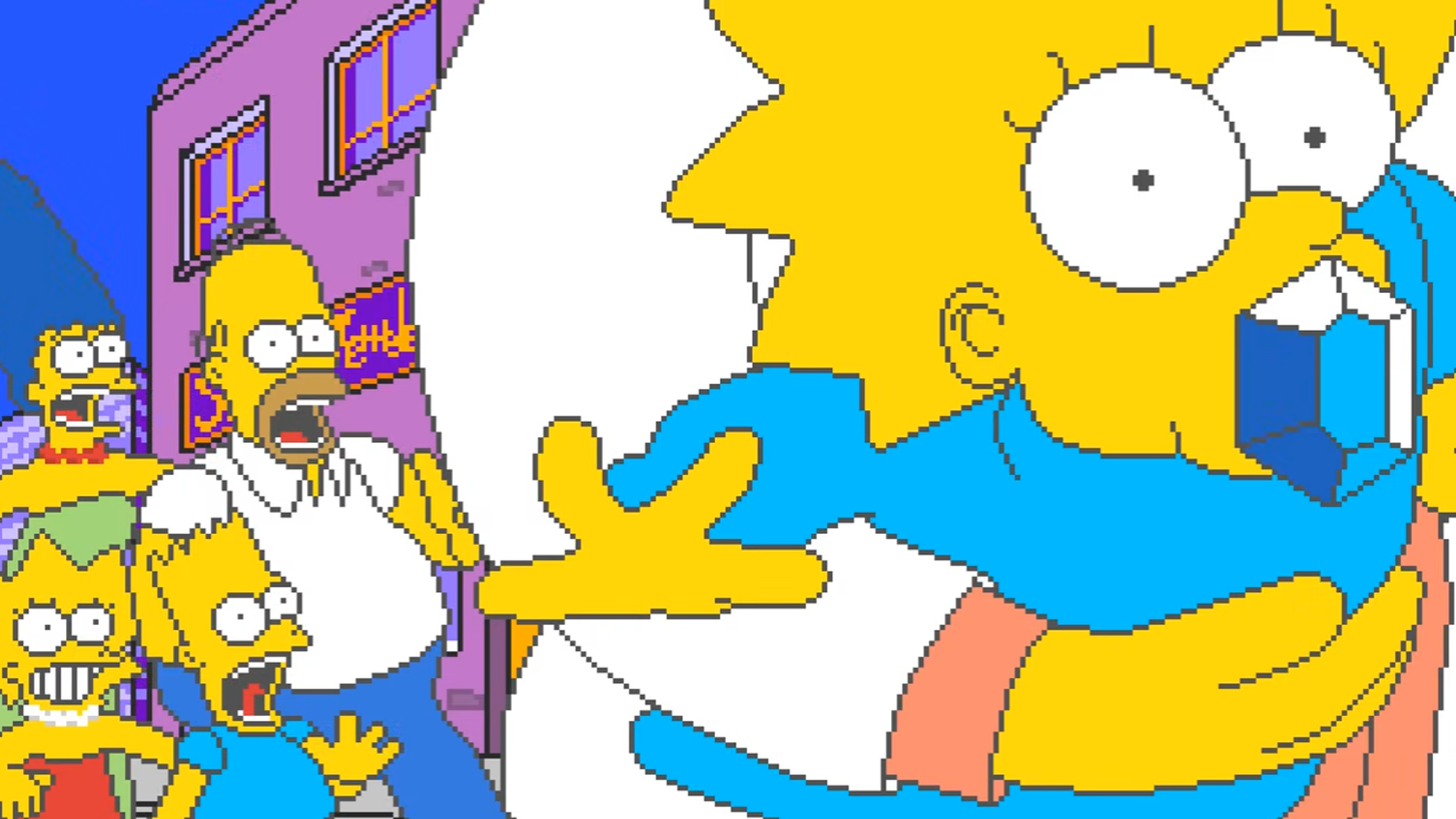 The Simpsons arcade intro