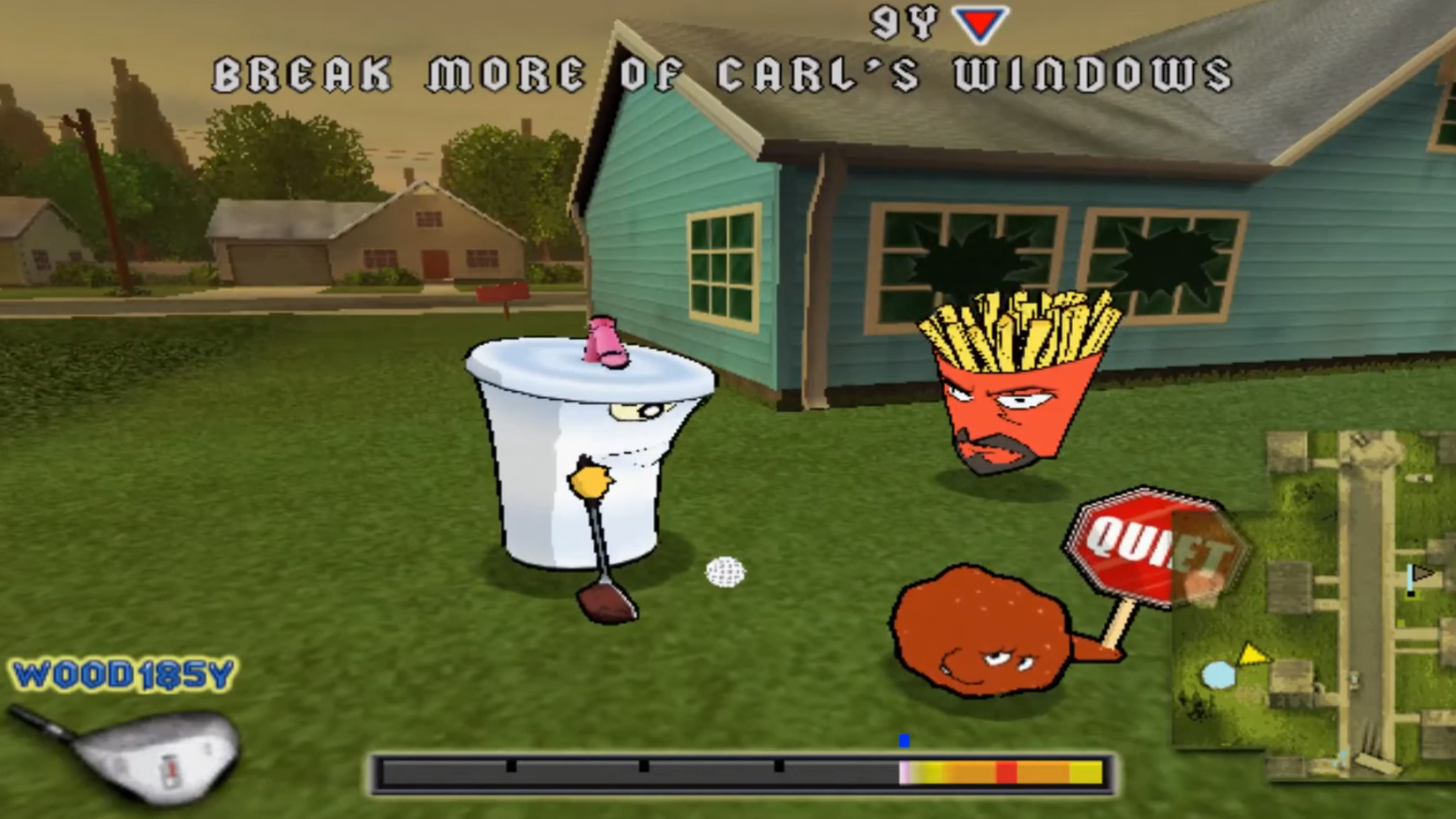 Aqua Teen Hunger Force Zombie Ninja Pro-Am gameplay