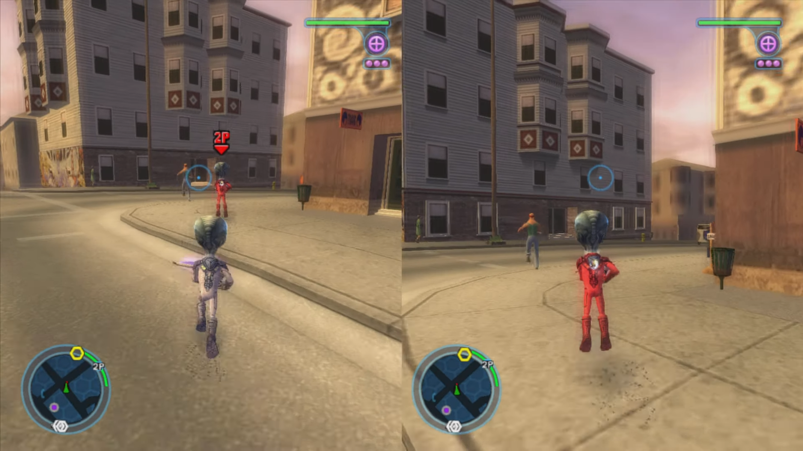 Destroy All Humans 2 co-op gameplay