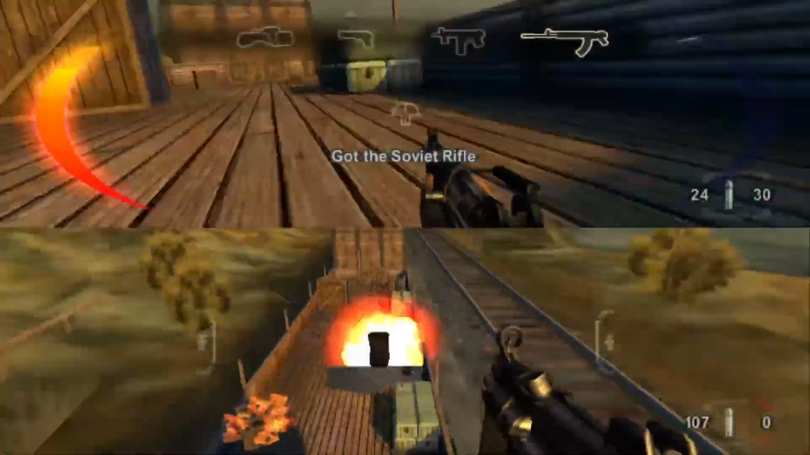 TimeSplitters 2 co-op gameplay