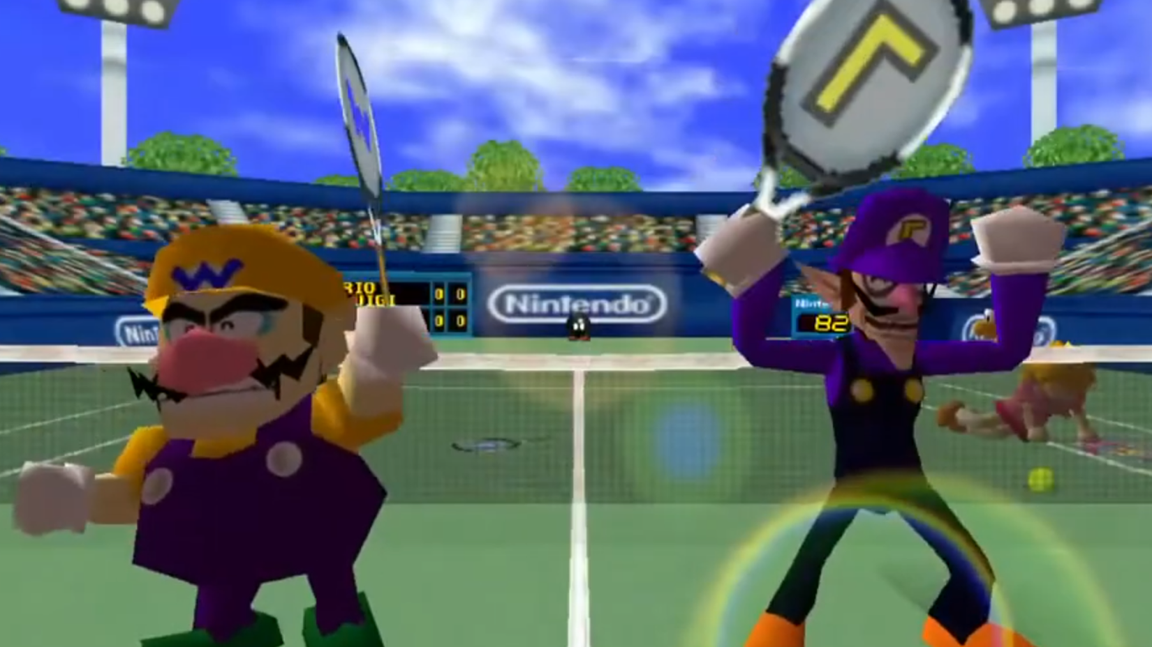 Mario Tennis Wario Waluigi