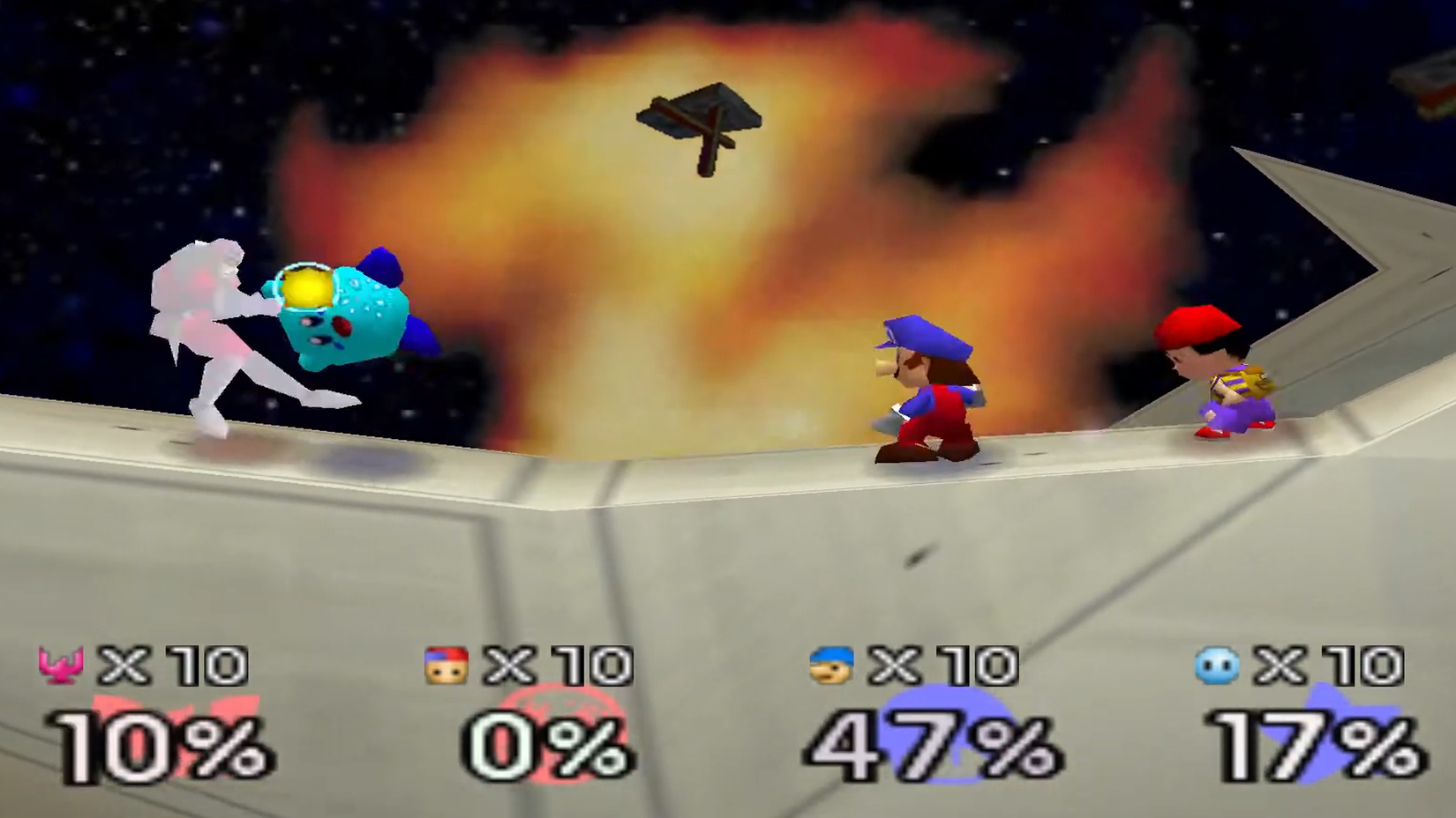 Super Smash Bros. Team Battle gameplay