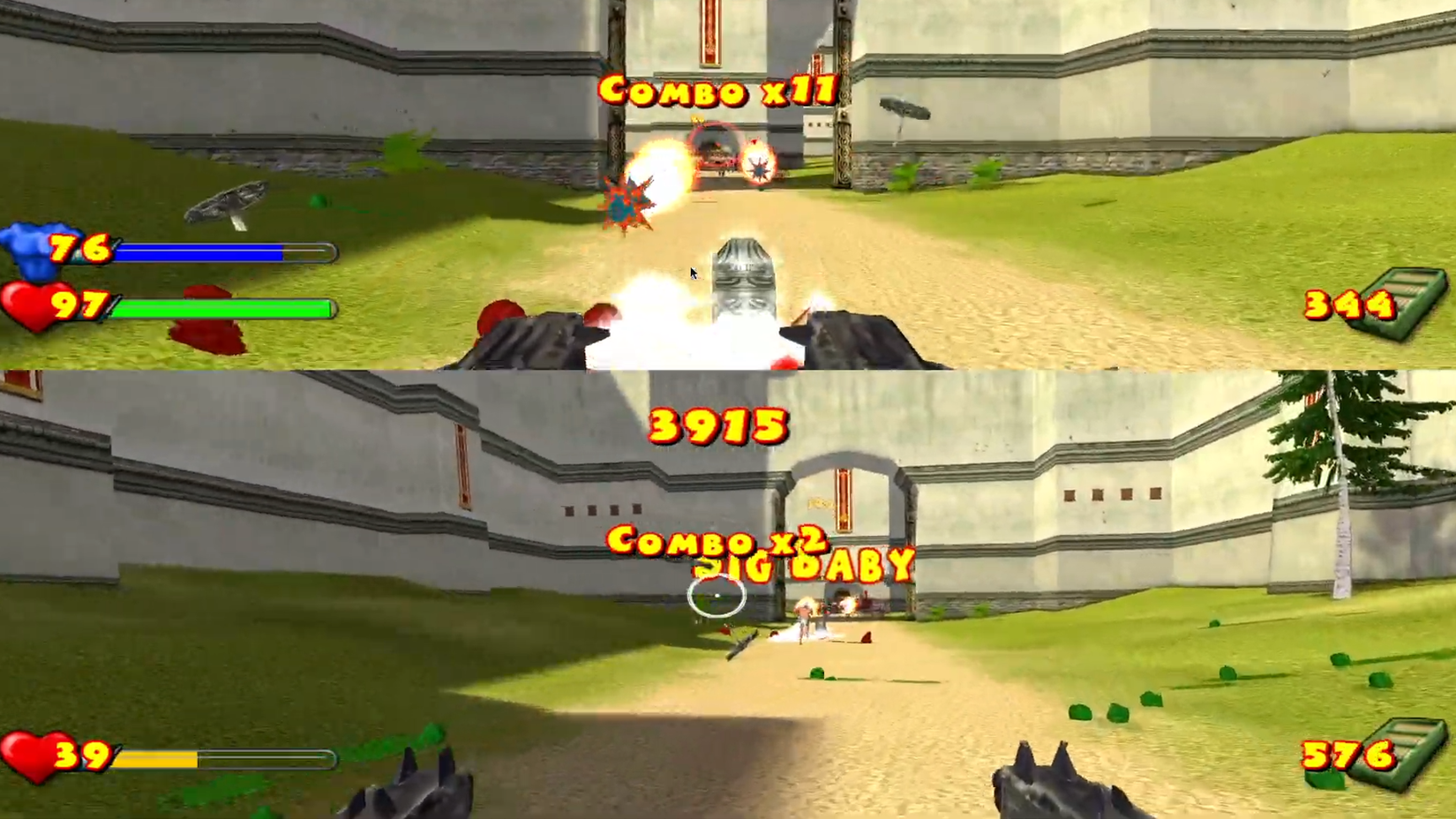 Serious Sam Next Encounter co-op gameplay