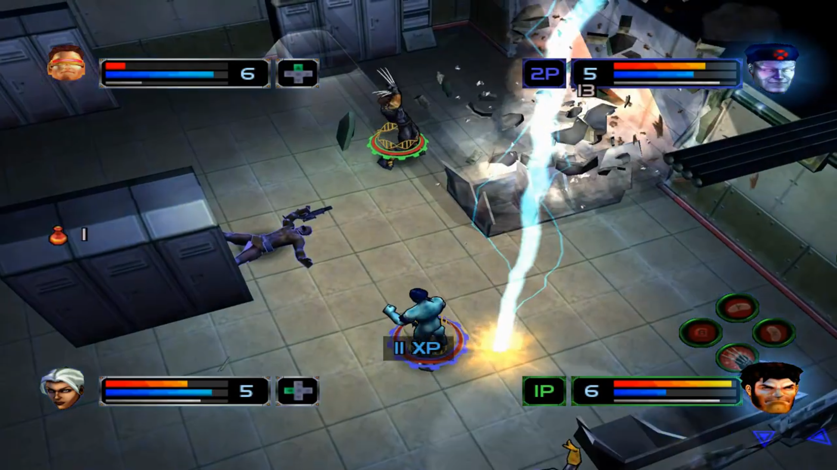 X-Men Legends co-op gameplay