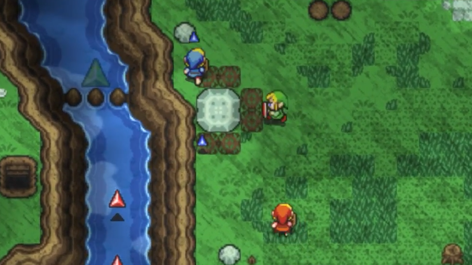 Legend of Zelda Four Swords Adventures co-op gameplay