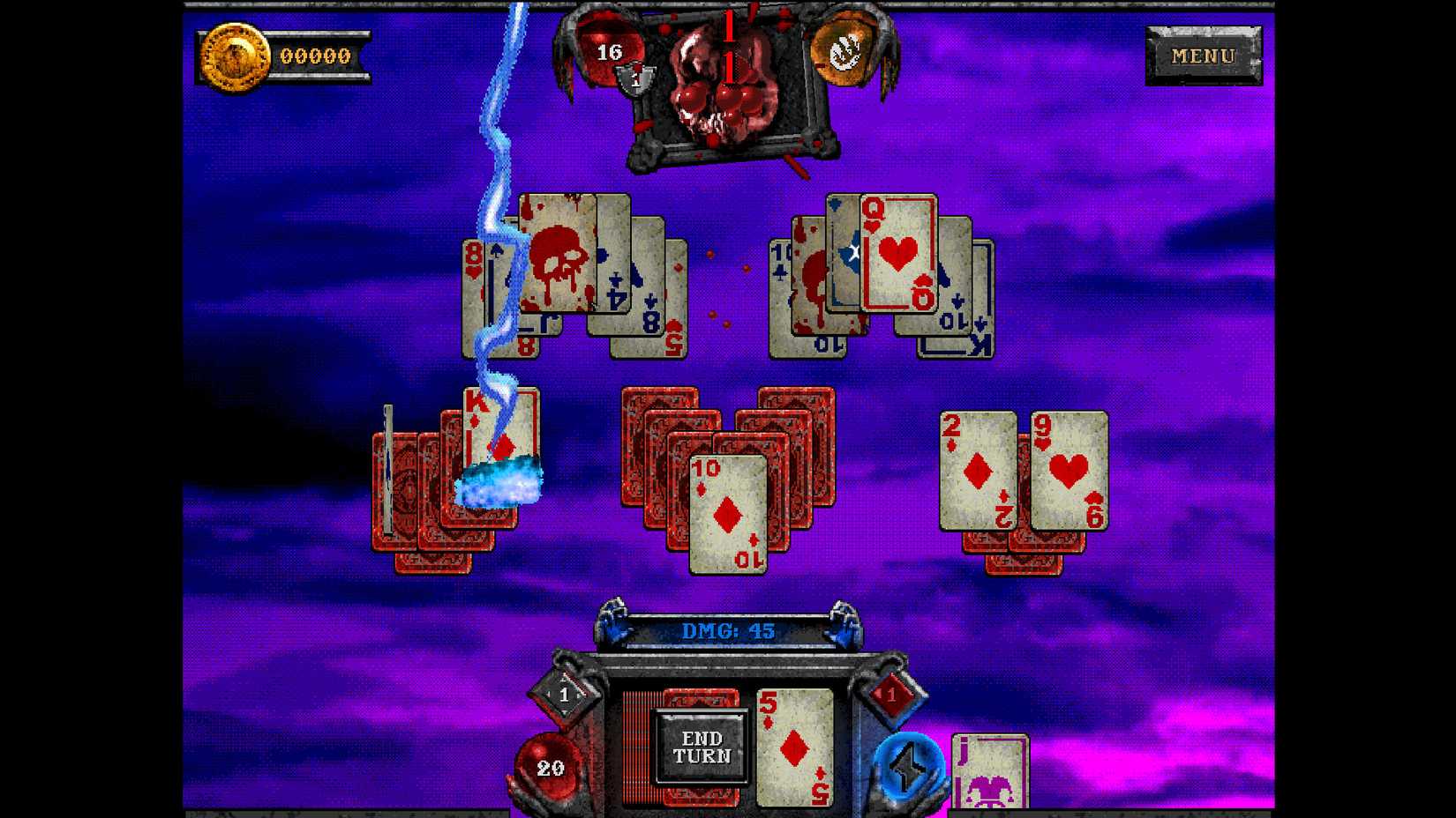 Forbidden Solitaire gameplay