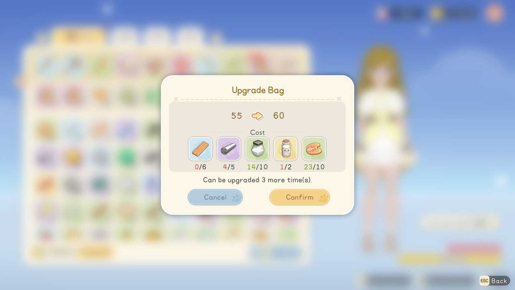 Starsand Island Bag Upgrade