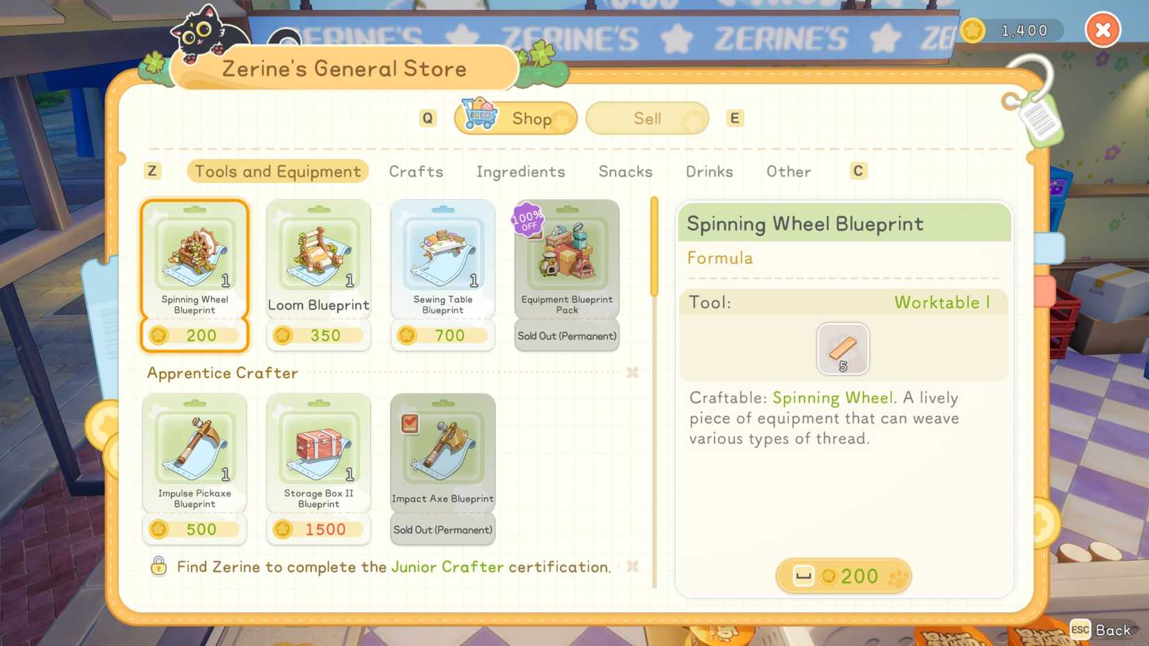 Starsand Island Carbon Line Spinning Wheel Blueprint