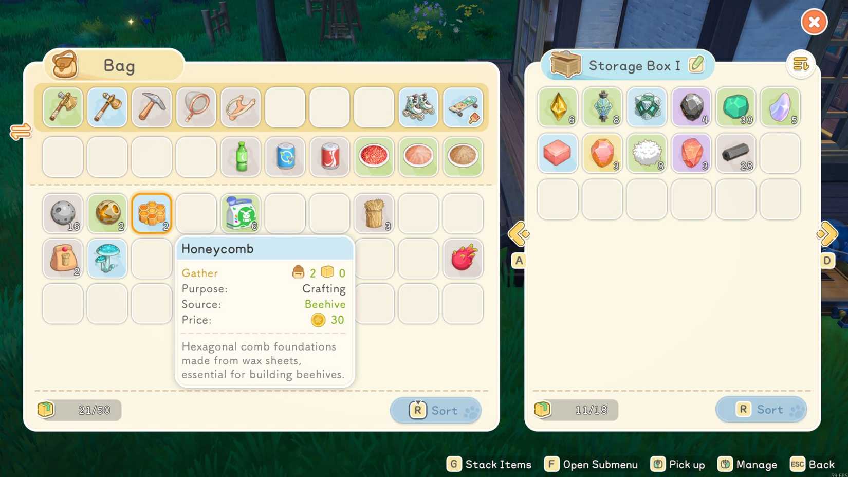 Starsand Island Honeycomb in Inventory