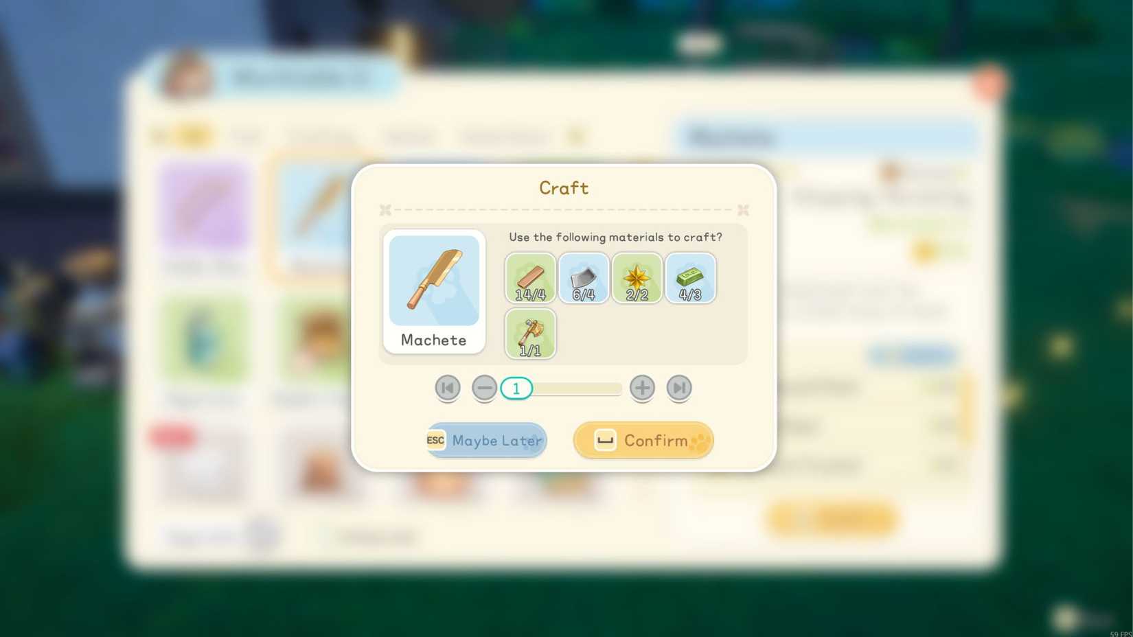 Starsand Island Machete Blueprint