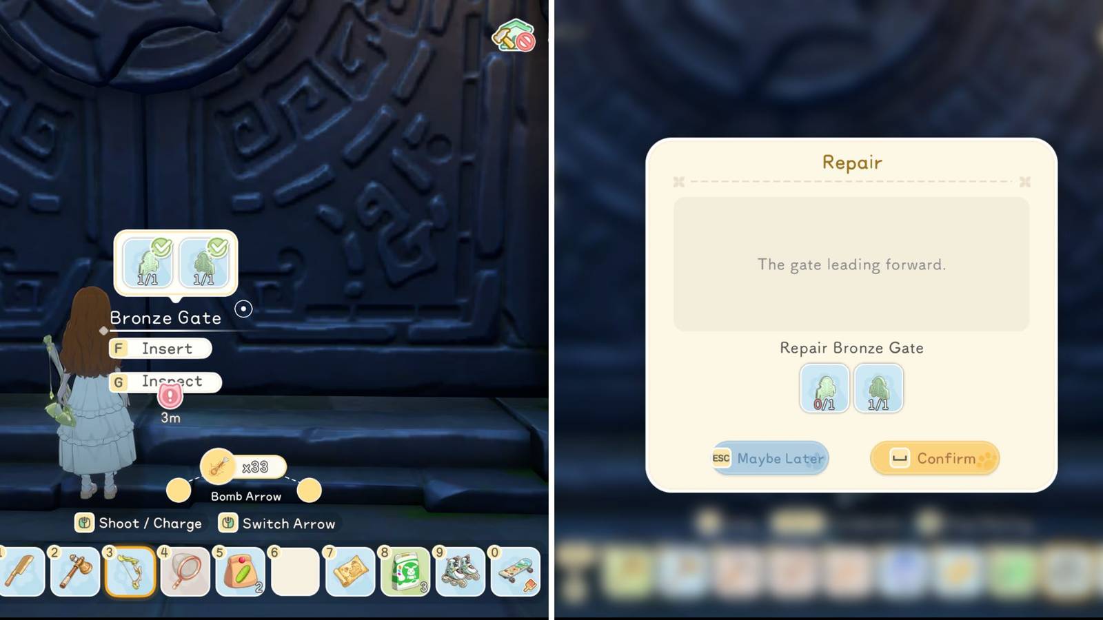 How to Repair the Bronze Gate in Starsand Island