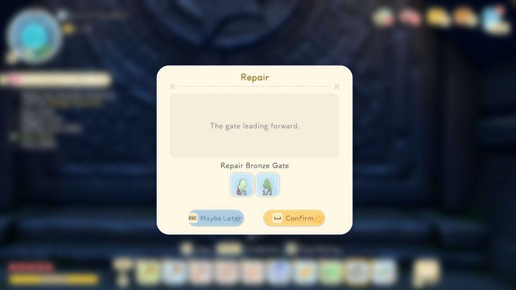 Starsand Island RUins Key Bronze Gate