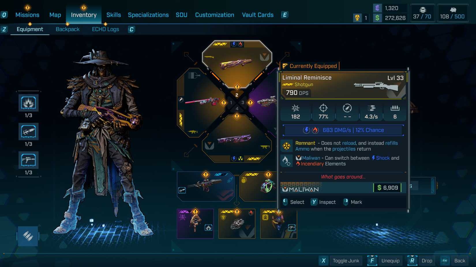 Borderlands 4 Captain Willis Reminisce Drop