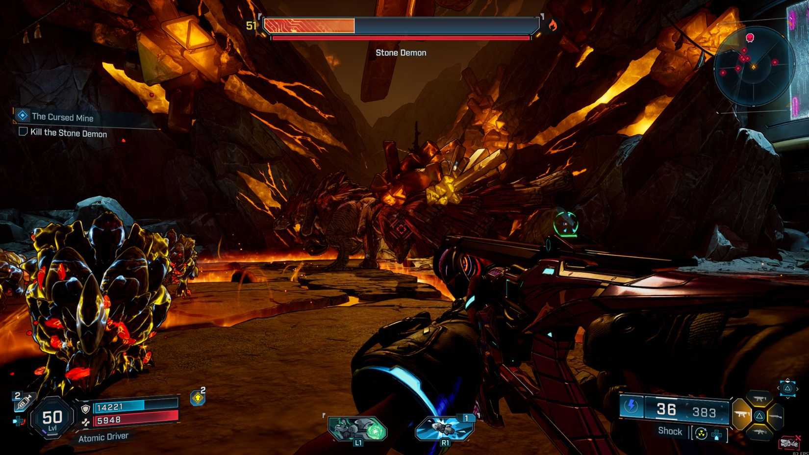 Borderlands 4 The Stone Demon Boss Crystal Phase