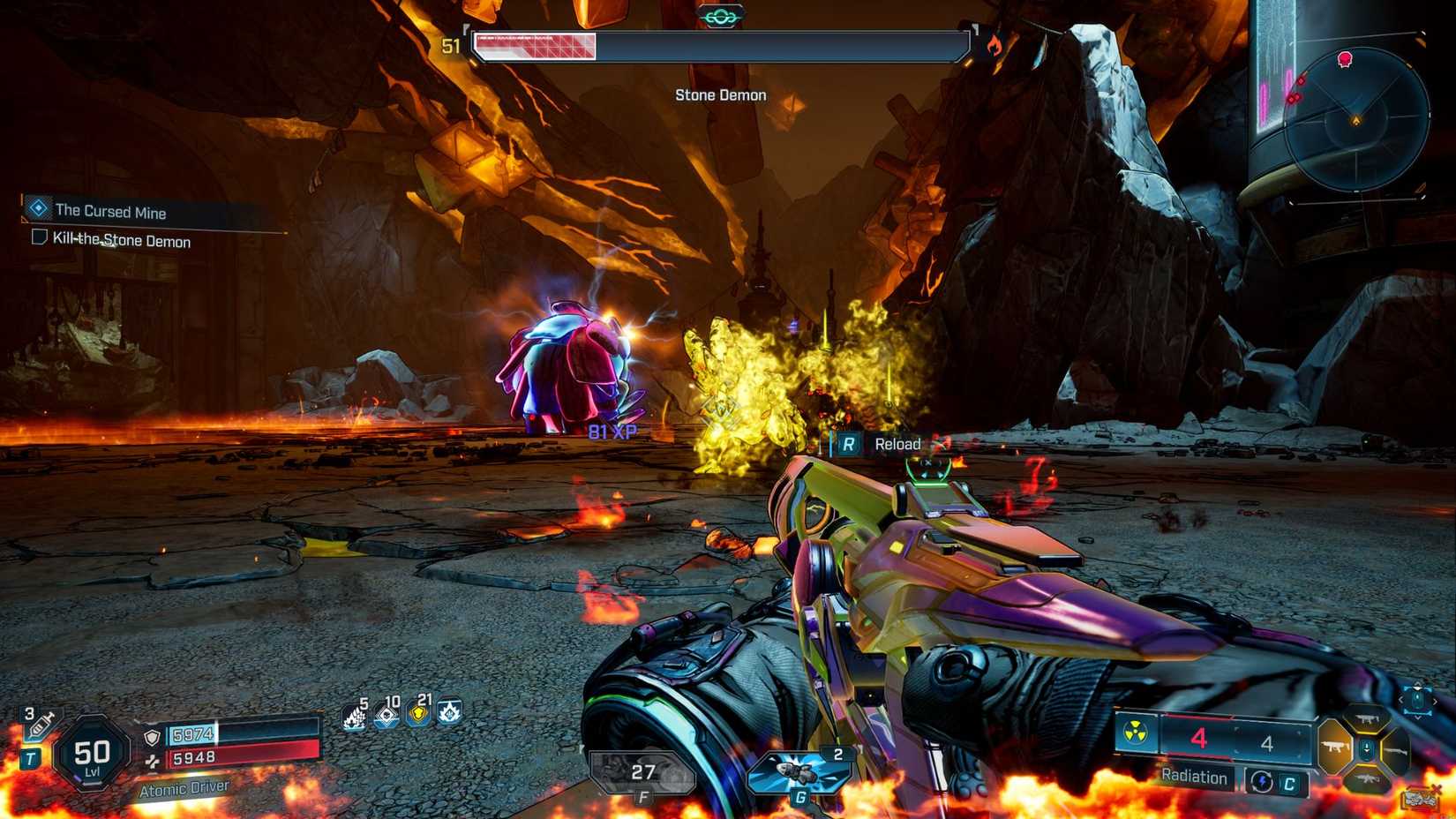 Borderlands 4 The Stone Demon Boss Healing Phase