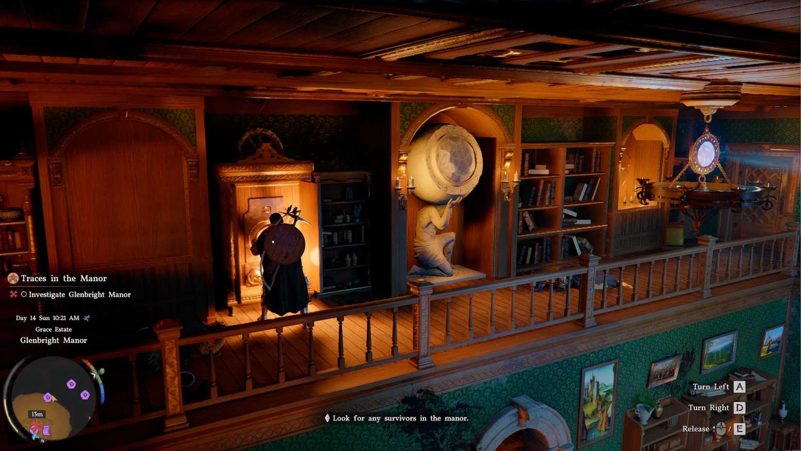 Crimson Desert Glenbright Manor Puzzle Spinning Light