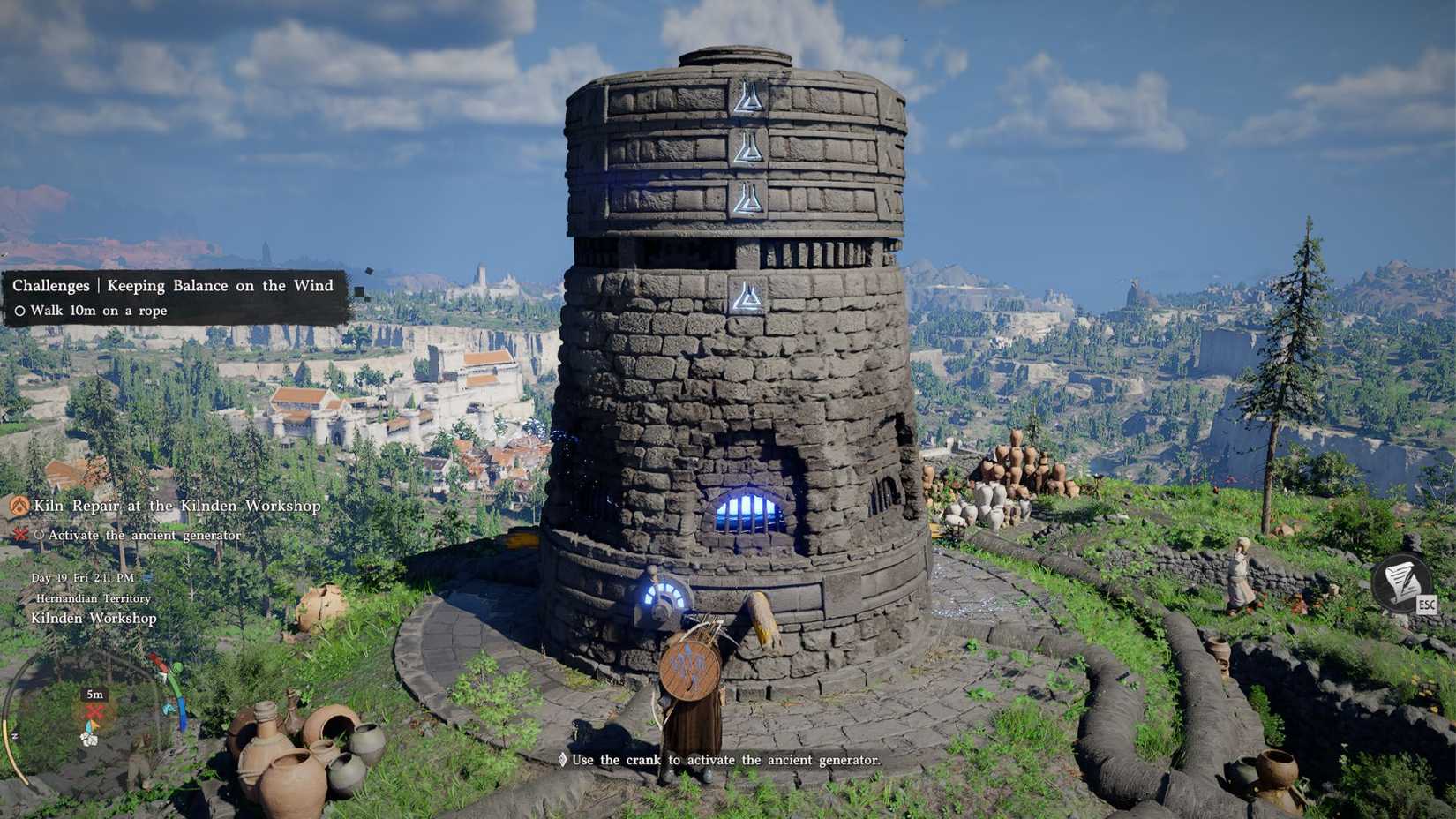 Crimson Desert Kilnden Generator Tower Activated