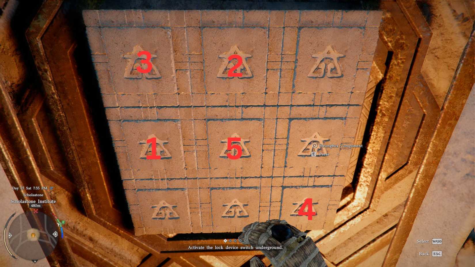 Crimson Desert Scholastone Puzzle Solution