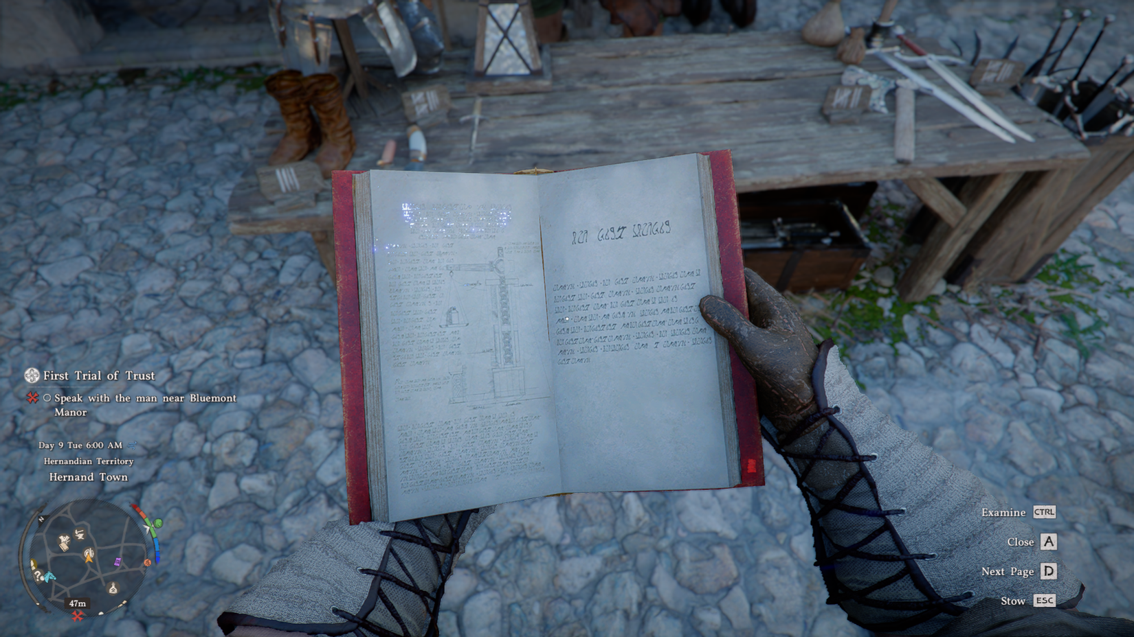 Crimson Desert - Weapon Crafting Book