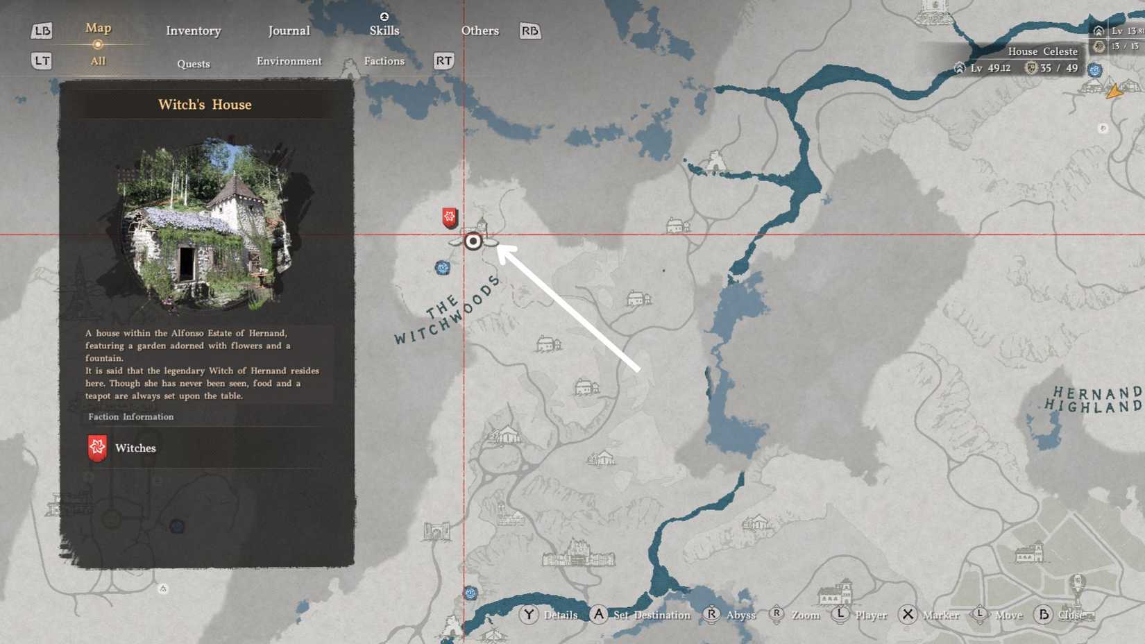 Crimson Desert - Witch of Wisdom Location