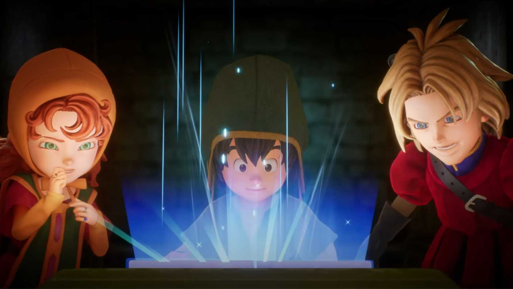 Dragon Quest VII Reimagined Cutscene Mirabel Kiefer Estard Temple