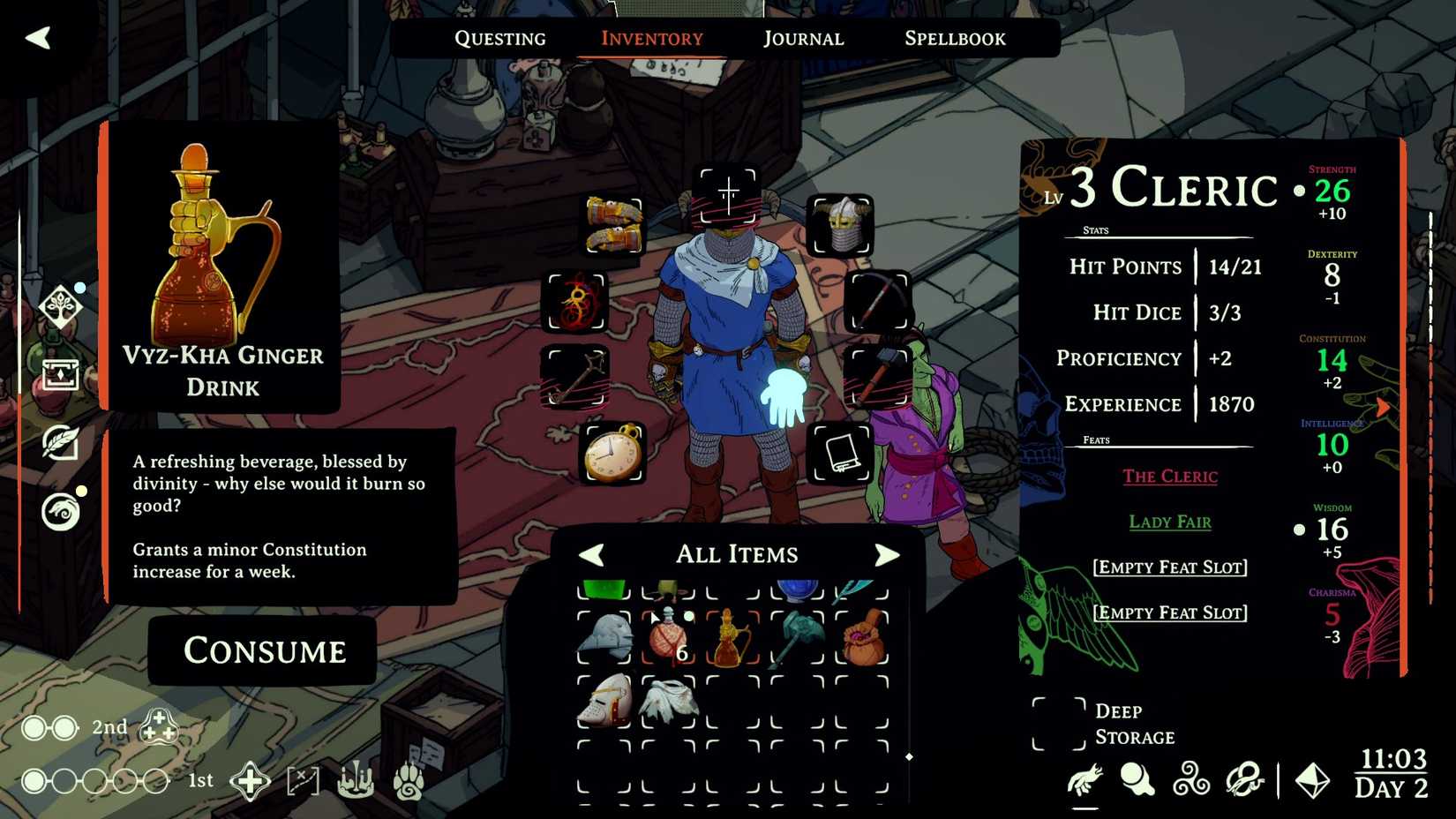 Esoteric Ebb Vyz-Kha Ginger Drinks