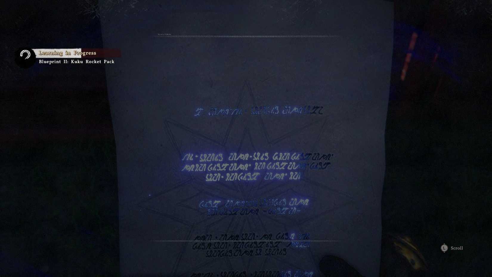 Examining grimnir letter in Crimson Desert