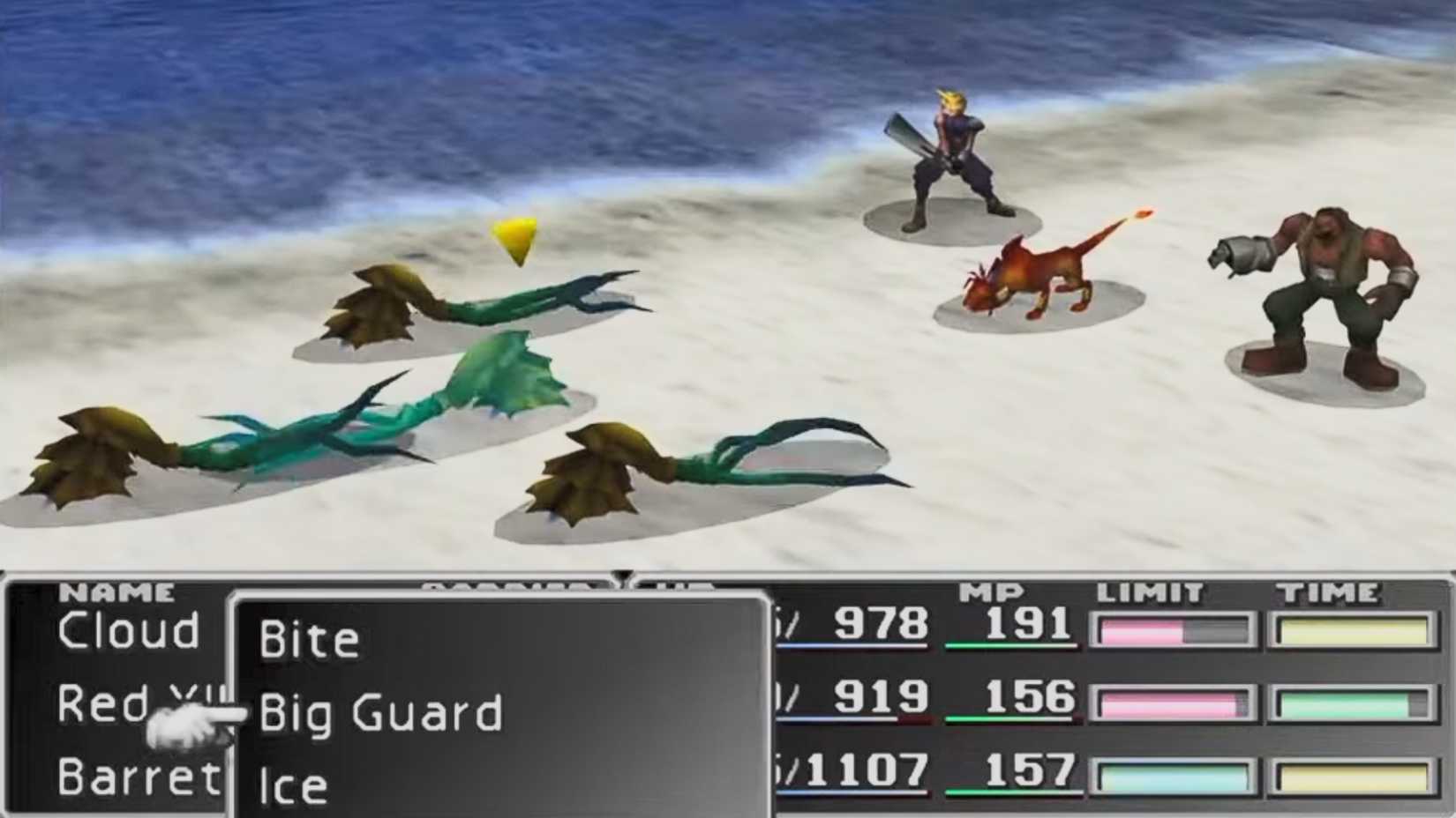 Final Fantasy VII Mechanics That Feel Modern - Enemy Skill