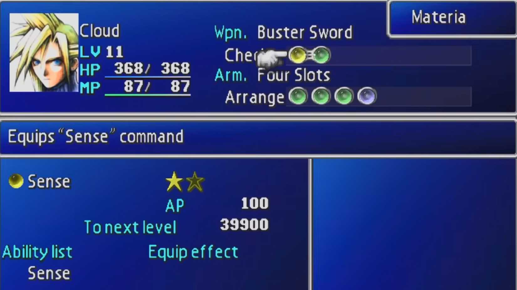 Final Fantasy VII Mechanics That Feel Modern - Materia