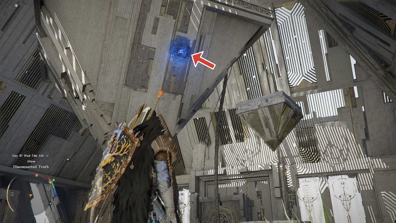 floating battery Disconnected Truth puzzle Crimson Desert