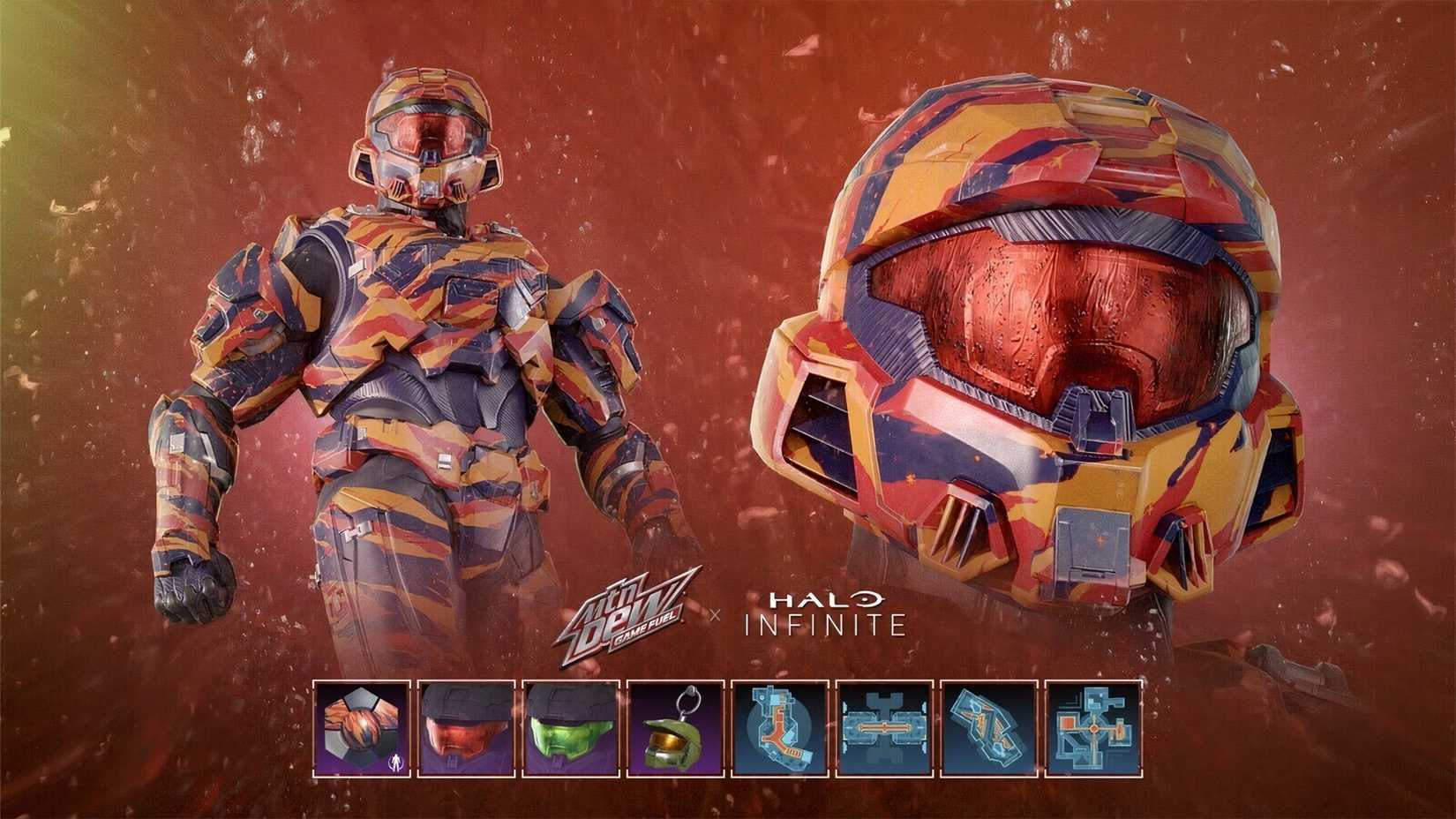 Halo Infinite Mountain Dew Armor Coating