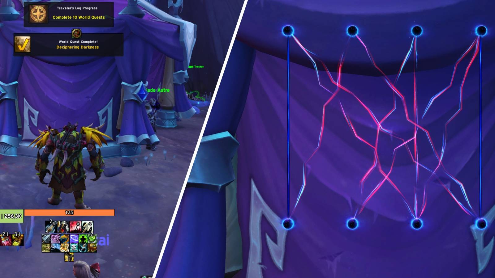 Deciphering Darkness Puzzle Quest Guide in WoW