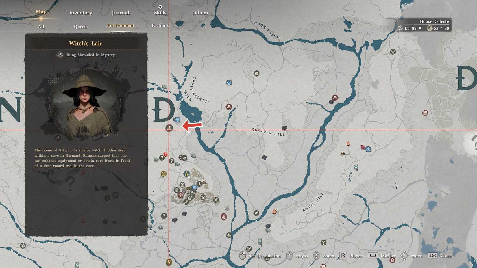 How to find the Hermit Witch Crimson Desert