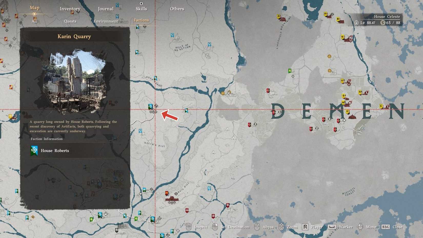 Karin Query Map How to Unlock the Camp Fast Travel Point in Crimson Desert