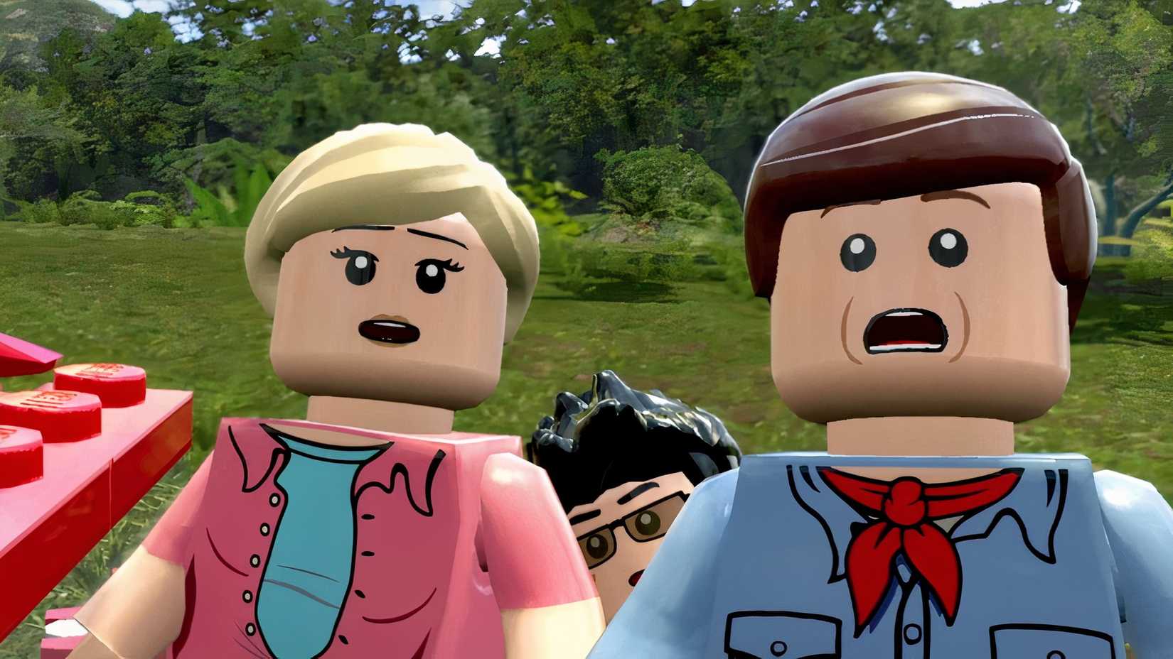 LEGO Jurassic World Alan Grant and Ellie Sattler In Jurassic Park