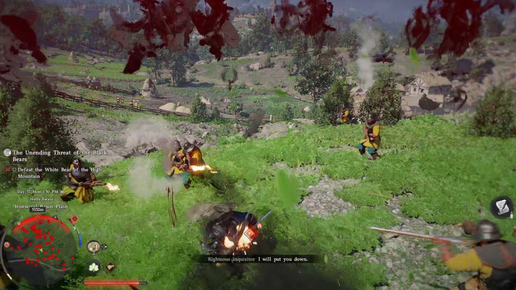 Liberating enemy camps Crimson Desert